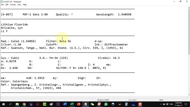 How to calculate lattice constants from XRD data using origin смотреть онлайн
