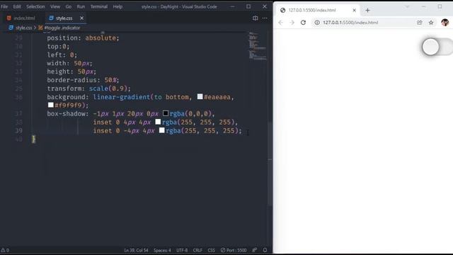 Toggle Button | Day And Night Mode | HTML CSS & JavaScript смотреть онлайн