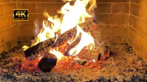 Камин, релакс и треск березовых дров в костре.