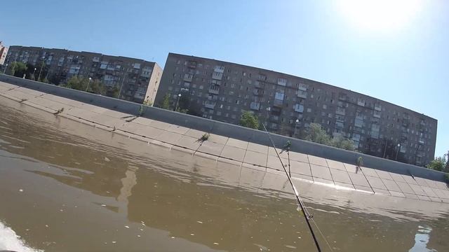 г. Омск р. Иртыш (4К) 25.05.2021г. №12 Иртышская Набережная! Обзор с воды. смотреть онлайн