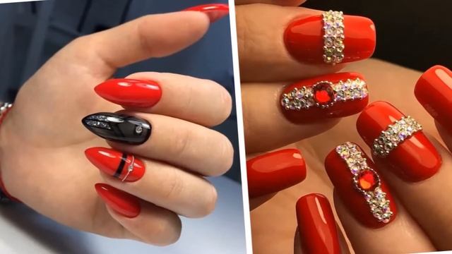 Красный классический маникюр фото 2019/ дизайн ногтей / фото идеи смотреть онлайн