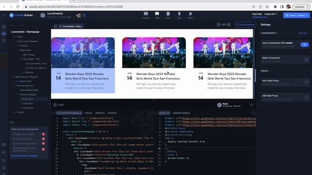 Locofy.ai | Create an events app with Locofy.ai, Figma, and Hygraph [Quick Build] смотреть онлайн