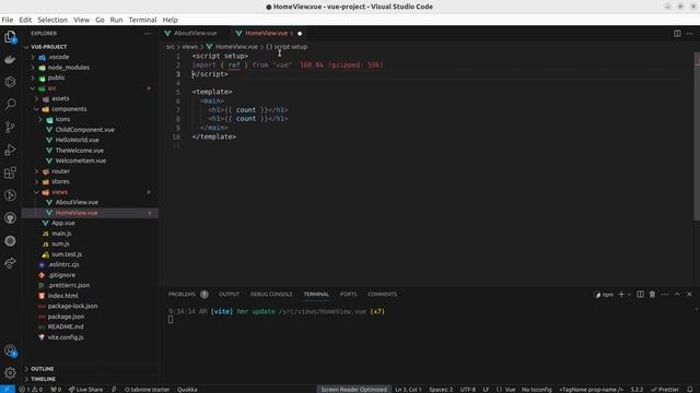 v-once built in directive in Vue | Render the element only once | Vue.js | Composition API смотреть онлайн