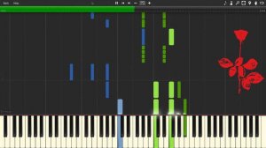 Depeche Mode - Enjoy The Silence (Piano Tutorial Synthesia)