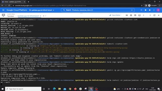 Continuous Delivery with Jenkins in Kubernetes Engine-[GSP051] смотреть онлайн