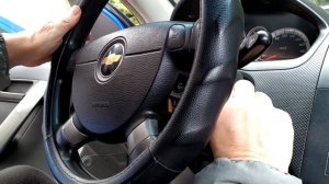 Шевроле Авео. Снятие подушки AIRBAG