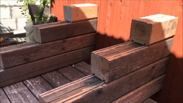 Ступеньки своими руками из бруса Вечные! смотреть онлайн