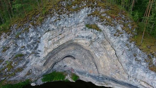 Скала Доменные ворота. Река Агидель. Башкортостан. смотреть онлайн