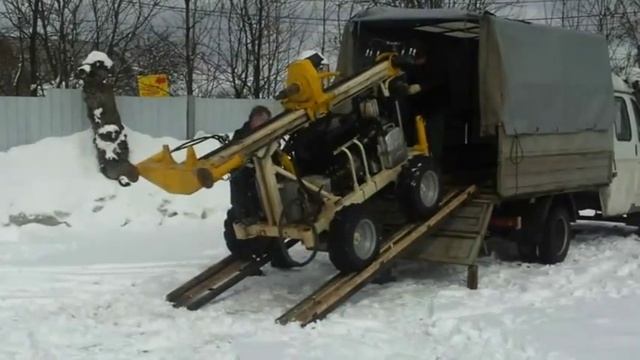 Транспортировка буровой установки МГБ-50П-04 смотреть онлайн