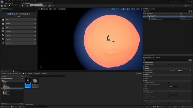 Unreal Engine 5.3 Planet Gravity System #4 - Space to Planet Gravity Field Transition смотреть онлайн