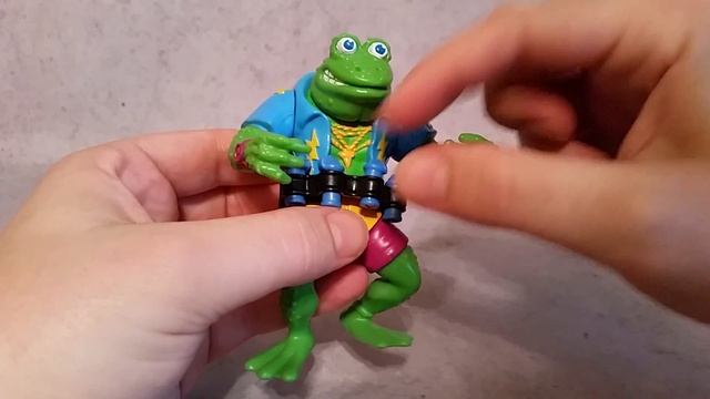 Genghis Frog - 1990 Vintage TMNT Teenage Mutant Ninja Turtles Action Figure Review смотреть онлайн