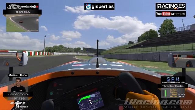 iRacing Formula Renault 2.0 @ Suzuka | Setup & Hotlap 1'57.783 | Season 2 - 2016 смотреть онлайн