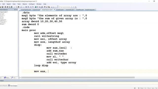 Assembly Language | Lecture 23 | Loops | Message Display | Even Nos. | Array Sum | Factorial смотреть онлайн