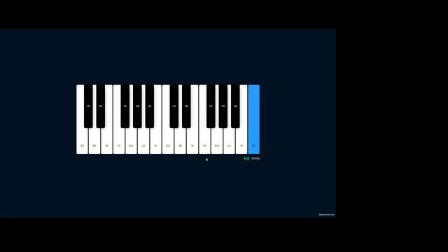 Piano virtual con React y Tone.js смотреть онлайн