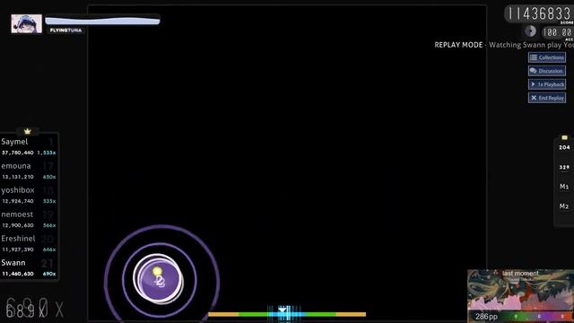 Yousei Teikoku - last moment [extreme] S rank 99.01% (almost fc) 417pp смотреть онлайн