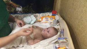 Утренний туалет новорожденного.