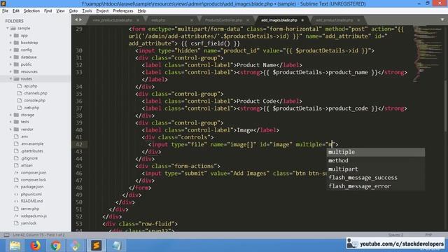 #34 Make E-com website in Laravel 5.6 | Admin - Products Alternate Images смотреть онлайн