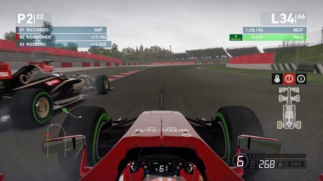 F1 2014 game 100%race Spain смотреть онлайн