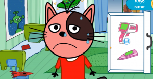 Три кота.2. Играем в доктора. Увлекательная игра с анимациями!