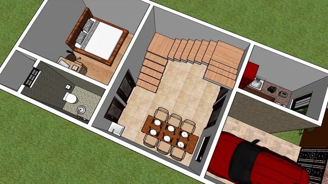 15x35 house plan || 15 by 35 house plan || 15*35 house plan || 15x35 house plan with car parking смотреть онлайн