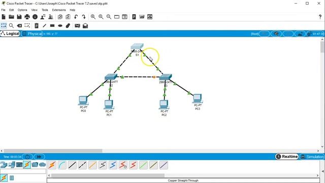 PacketTracer - Configure Spanning Tree Protocol, Portfast, and BPDUGuard смотреть онлайн