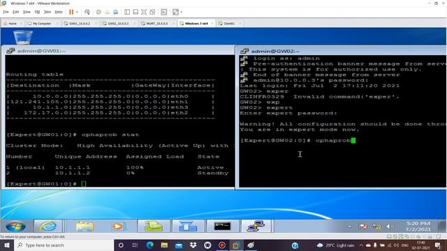 Checkpoint Firewall Active Standby Clustering Configuration and Troubleshooting in Checkpoint смотреть онлайн