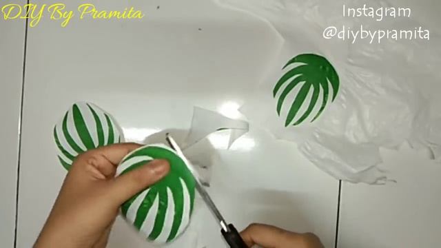 DIY Peperomia Semangka dari Plastik Kresek | Peperomia Watermelon From Plastic Bag смотреть онлайн