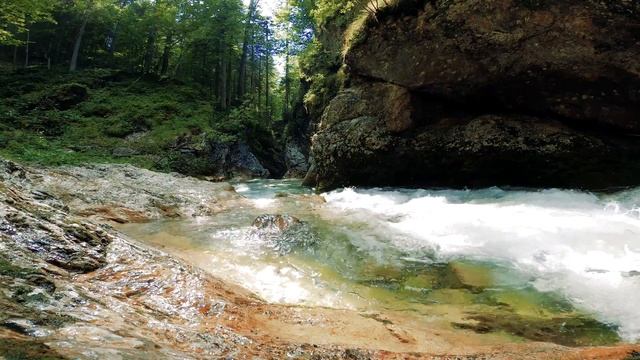 RELAXING WATERFALL SOUNDS FOR SLEEP || ПРЕКРАСНЫЕ ЗВУКИ ЛЕСНОГО ВОДОПАДА МУЗЫКА ДЛЯ СНА БЕЛЫЙ ШУМ смотреть онлайн