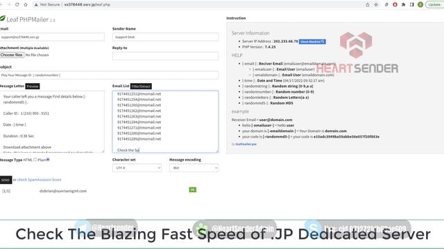 Leaf PHP Mailer For SMS Spamming смотреть онлайн