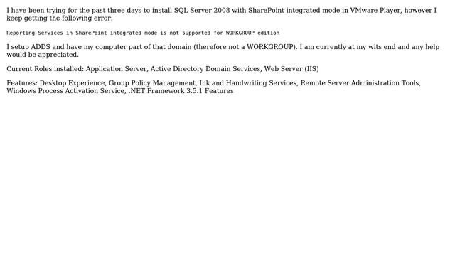 DevOps & SysAdmins: Unable to Install SQL Server 2008 on Win Server 2008 R2 Datacenter смотреть онлайн