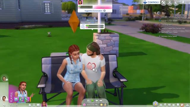 Playing Sims 4 Challenge Only using outdoor Retreat Part 2 смотреть онлайн