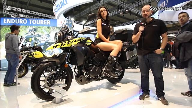 Suzuki GSX-S750 y Suzuki V-Strom 250 2017 (EICMA 2016) смотреть онлайн