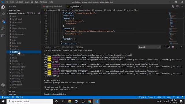 Bootstrap With Angular For Styling | Project Setup Part - 2 | Angular 2+ Tutorial For Beginners. смотреть онлайн