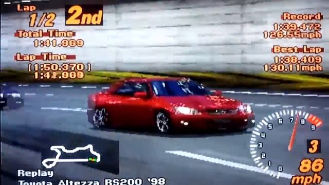 Gran Turismo 2 - 2 Lap Special Stage Route 5 (Reverse) (Road Race II) смотреть онлайн