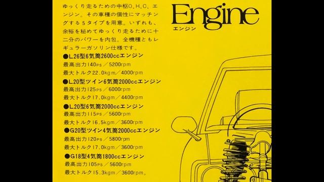 Nissan Laurel Hardtop 日産ローレル 旧車 カタログ смотреть онлайн