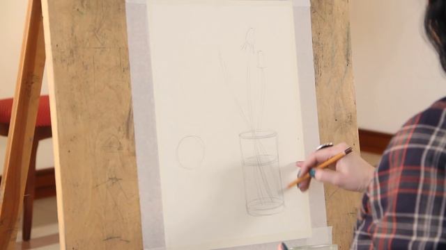 «Уроки рисования». Этюд акварелью и гуашью (29.01.2016) смотреть онлайн