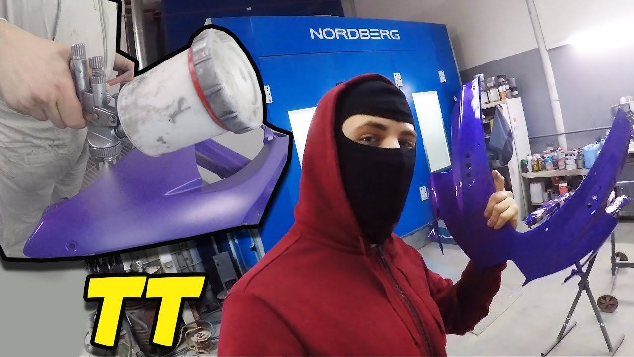 ТТ. ДЖИСЯ. Покраска пластика. смотреть онлайн