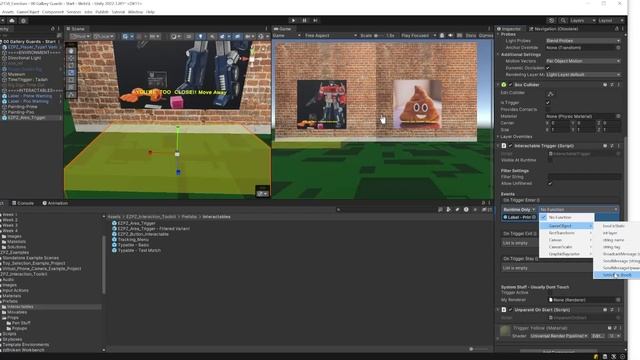 React to Player Entering or Exiting Areas in Unity (EZPZ Interaction Toolkit) смотреть онлайн
