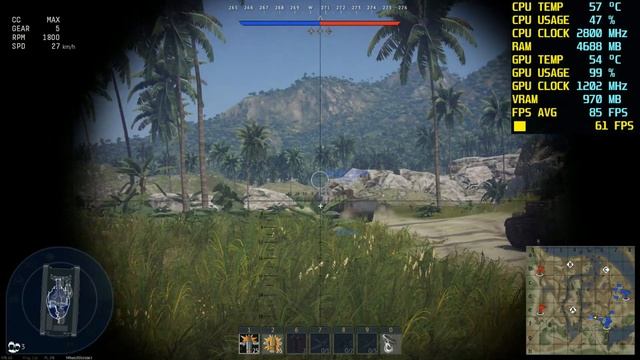 GTX 750 1GB WAR THUNDER X5650 8GB смотреть онлайн