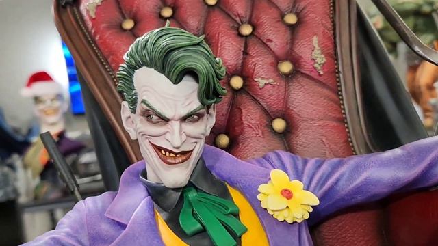 BEST JOKER STATUE EVER? Joker On Throne 1/4 Production Sample Statue Review | Tweeterhead смотреть онлайн