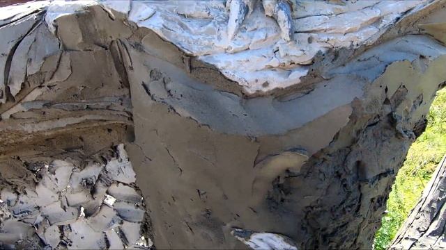 Как сделать имитацию дерева из цемента. Декоративный бетон. МАСТЕР КЛАСС!!! СКУЛЬПТУРА. Арт цемент смотреть онлайн