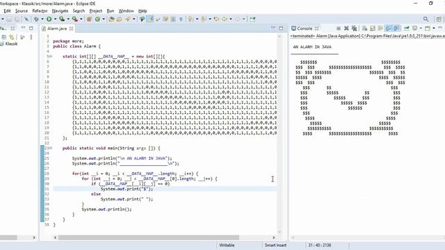Alarm Clock Drawing In Java And Python From Scratch смотреть онлайн