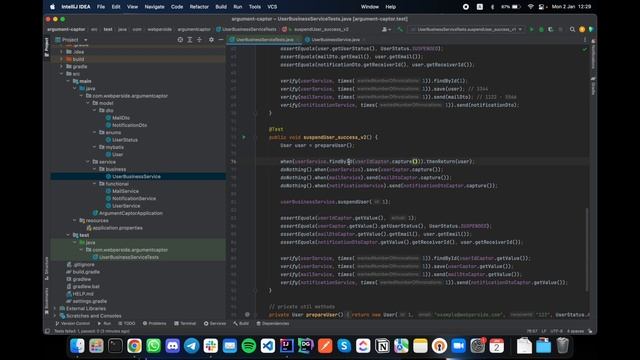 Argument Captor - istifadə məqamları | Java | Unit Tests | #approachtothecode1 смотреть онлайн