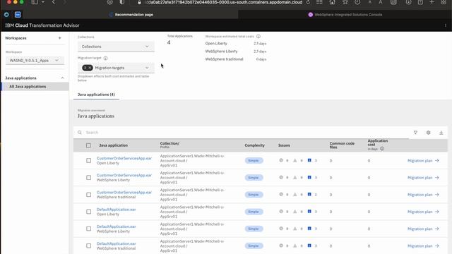 IBM Transformation Advisor 3 2 1 modernizes WebSphere & Tomcat app to container ready Liberty app смотреть онлайн