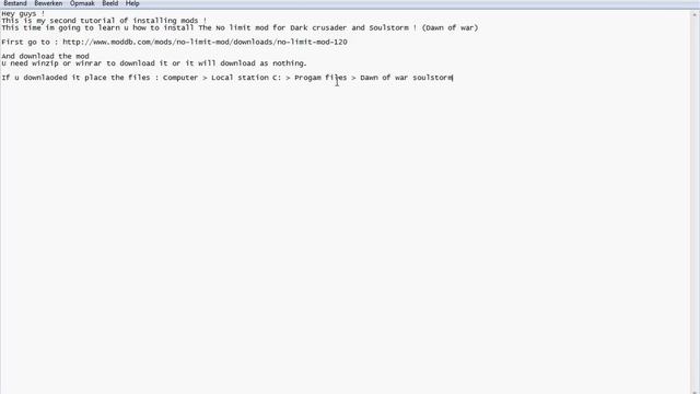 How to install DOW No limit mod ! смотреть онлайн