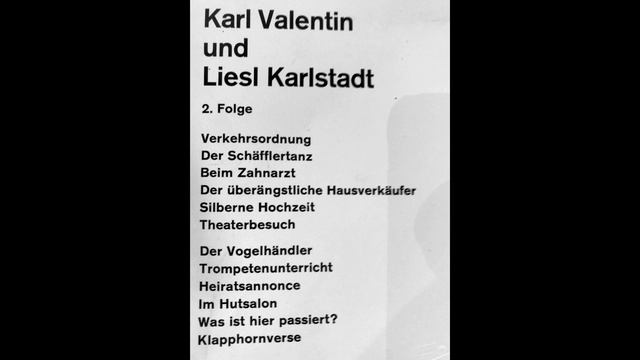 Karl Valentin und Liesl Karlstadt 2 смотреть онлайн