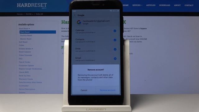 How to Add / Delete Google Account in Xiaomi Redmi 4X - Add Google Account Backup смотреть онлайн