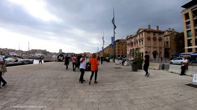 Old Port of Marseille (Vieux-Port) - ?? France [4K HDR] Walking Tour смотреть онлайн