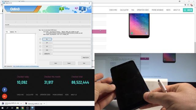 How to Flash SAMSUNG Galaxy A6+ - Updade / Change Firmware in Galaxy A6+ |HardReset.Info смотреть онлайн