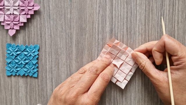 How To Fold 5 HYDRANGEA'S | Origami | Paperflower | Shuzo Fujimoto | DIY | Tutorial